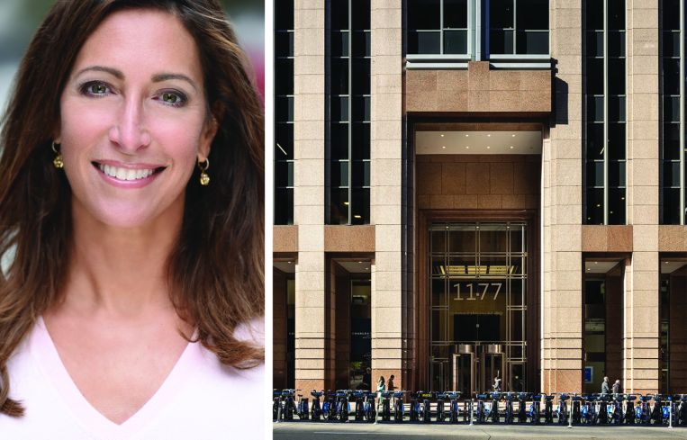 Silverstein Properties Vice Chairman and CEO Lisa Silverstein and 1177 Avenue of the Americas.