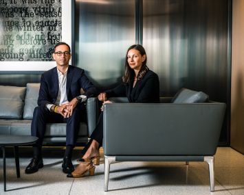 Nicole Kushner Meyer and Laurent Morali.
