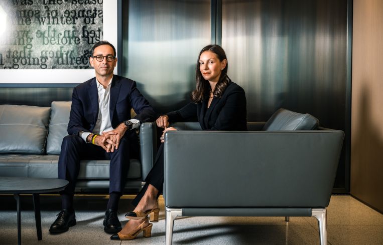 Nicole Kushner Meyer and Laurent Morali.