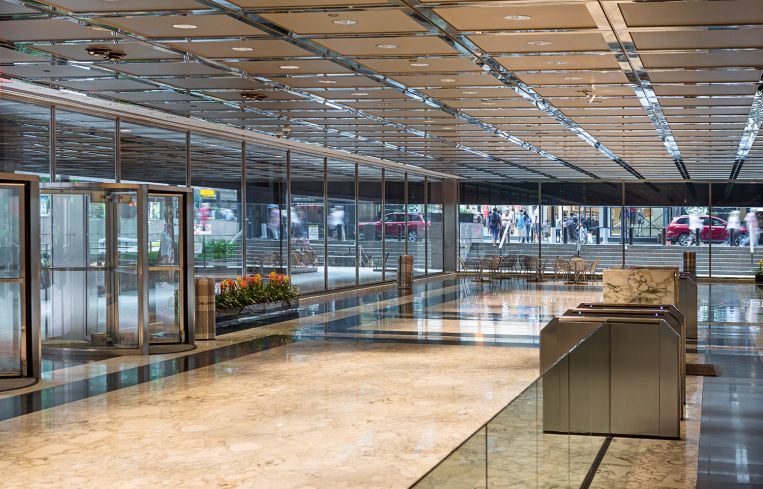 One Liberty Plaza's currently lobby.