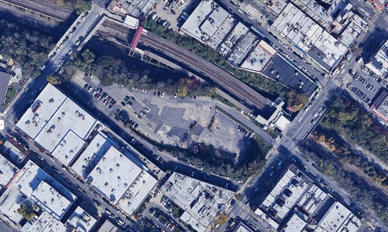 Satellite image of 6128 Eighth Avenue, Brooklyn