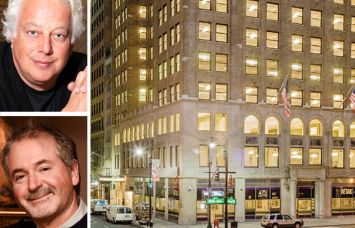 RFR co-founders Aby Rosen and Michael Fuchs, and 475 Fifth Avenue.