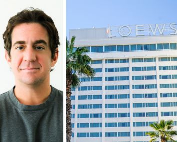 Loews Hotels President and CEO Alex Tisch and Loews Hollywood Hotel.