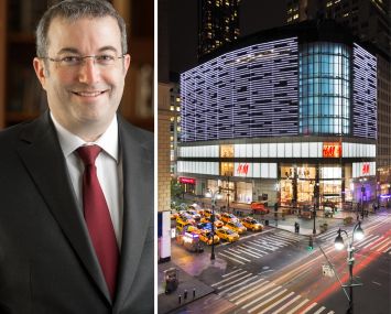 Yeshiva University President Rabbi Dr. Ari Berman and 1293 Broadway.