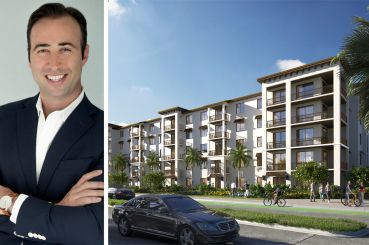 13th Floor Investments Managing Principal Arnaud Karsenti and the Parks at Hallandale.