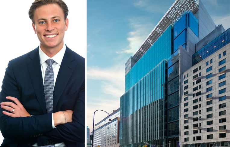 Benjamin Bass, executive managing director at JLL, and Zero Irving.