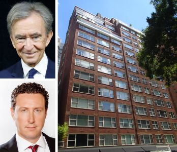 Bernard Arnault, CEO of LVMH, Nicholas Judson, principal Judson CRE, and 823 Lexington Avenue.