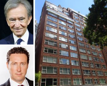 Bernard Arnault, CEO of LVMH, Nicholas Judson, principal Judson CRE, and 823 Lexington Avenue.