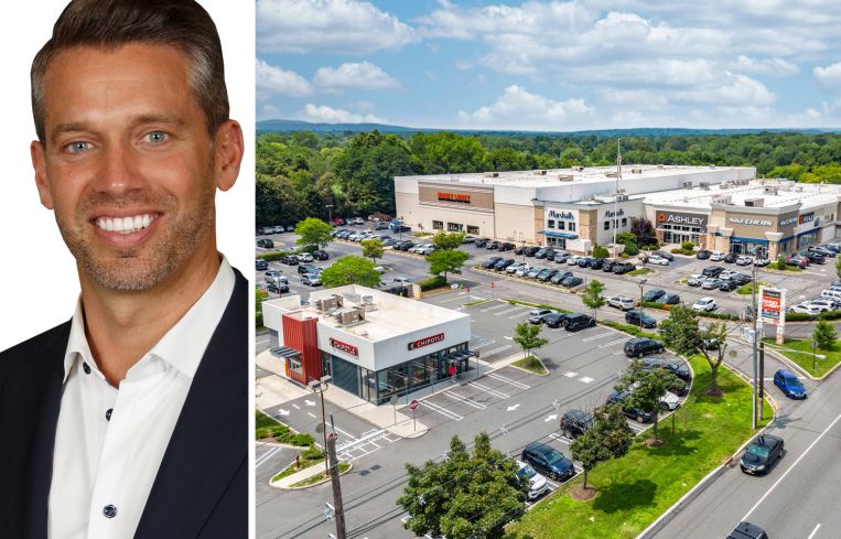Progress Capital's Brad Domenico and Paramus Plaza.