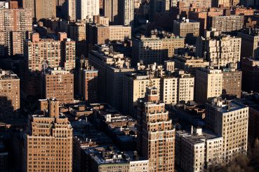 Apartment buildings in the Bronx.