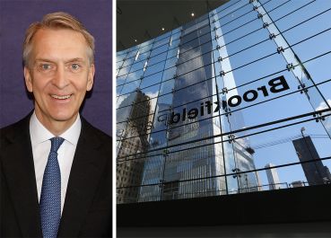 Brookfield CEO Bruce Flatt and Brookfield Place.