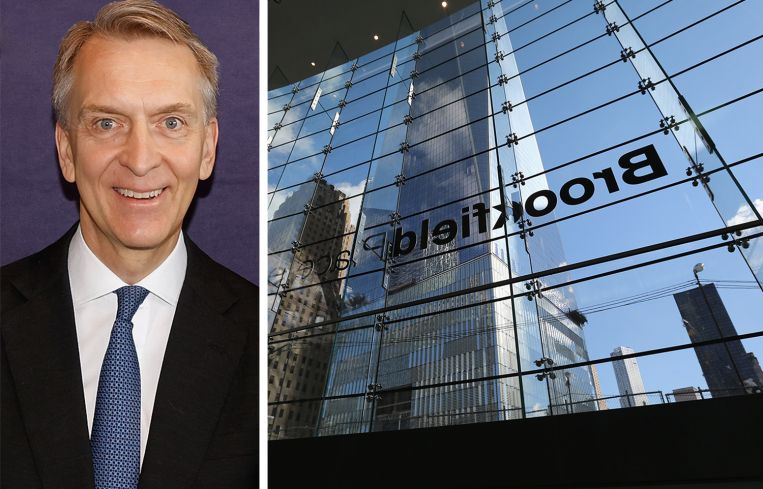 Brookfield CEO Bruce Flatt and Brookfield Place.