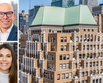 Denham Wolf's Christopher Turner and Kate Hrobsky and 520 Eighth Avenue.