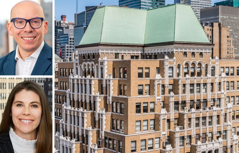 Denham Wolf's Christopher Turner and Kate Hrobsky and 520 Eighth Avenue.