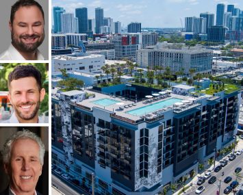 PMG's Dan Kaplan, Ryan Shear, and Kevin Maloney, and Society Wynwood.