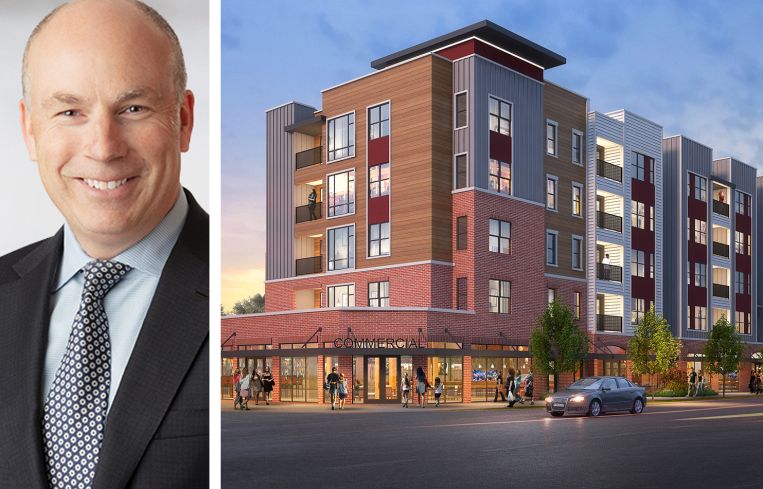 Darryl Button, president and CEO of Pacific Life Insurance Company, and The Hall.