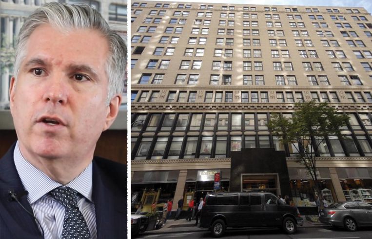 Adams & Co. Principal David Levy and 10 West 33rd Street.