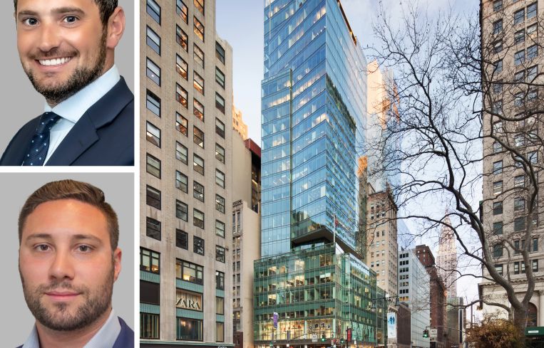 Cushman & Wakefield's David Mainthow and Nick Masi, and 505 Fifth Avenue.