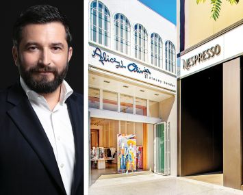 Dirk Goergen, DWS Americas CEO, and stores of the North Beverly Drive Retail Collection.