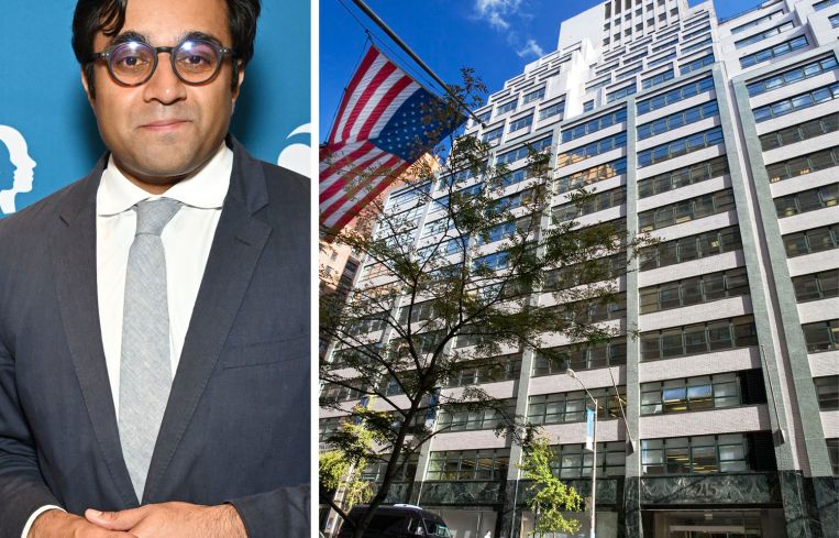 Dr. Ashwin Vasan, commissioner of the New York City Department of Health and Mental Hygiene, and 205-215 Lexington Avenue.
