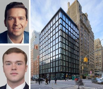 Cushman & Wakefield's Ethan Silverstein and Grant Potter, and 205 West 28th Street.