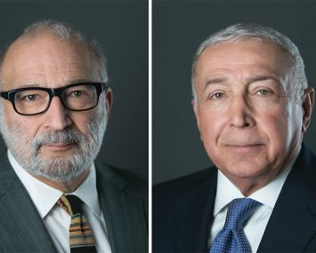 TF Cornerstone President Frederick Elghanayan and Chairman Thomas Elghanayan.