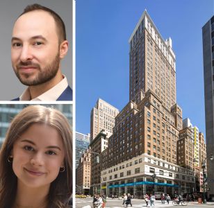 Newmark's JD Cohen and Ariel Hardwood, and 535 Fifth Avenue.