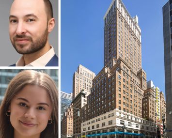 Newmark's JD Cohen and Ariel Hardwood, and 535 Fifth Avenue.