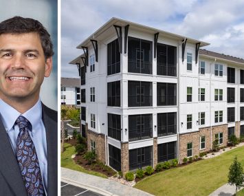 Douglas Schwartz, co-president of J.P. Morgan Real Estate Income Trust, and Satori West Ashley in Johns Island, S.C.