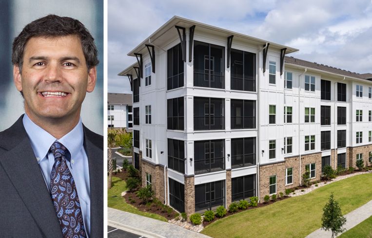 Douglas Schwartz, co-president of J.P. Morgan Real Estate Income Trust, and Satori West Ashley in Johns Island, S.C.