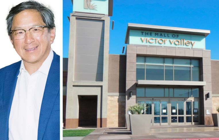 Macerich President and CEO Jackson Hsieh and The Mall of Victory Valley in Victorville, Calif.