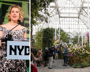 New York Botanical Garden CEO Jennifer Bernstein and the New York Botanical Garden.