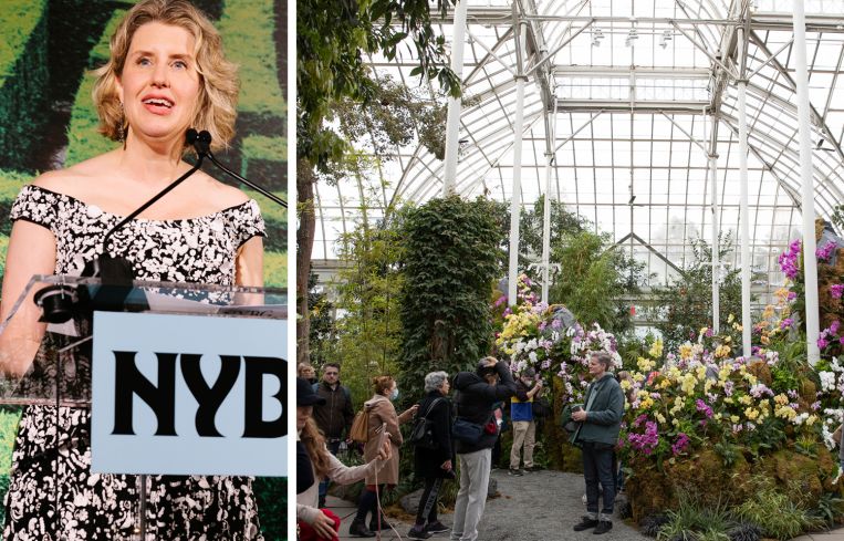 New York Botanical Garden CEO Jennifer Bernstein and the New York Botanical Garden.