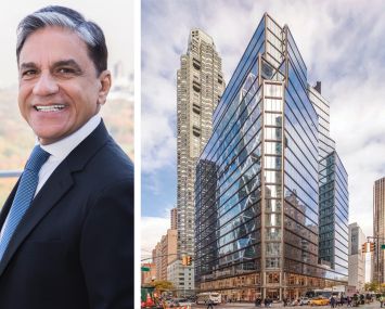 Moinian Group CEO Joseph Moinian and 3 Columbus Circle.