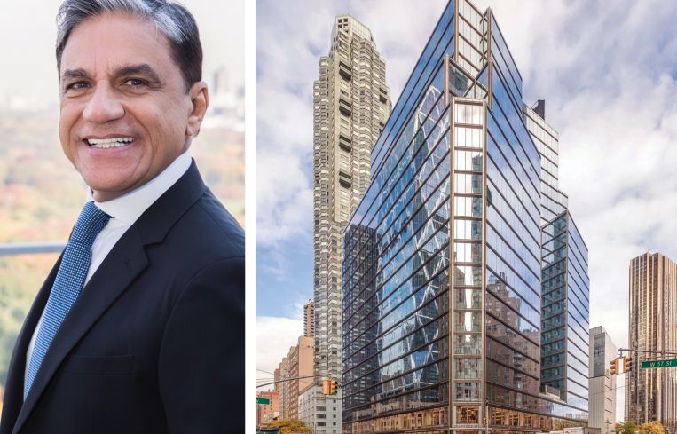 Moinian Group CEO Joseph Moinian and 3 Columbus Circle.