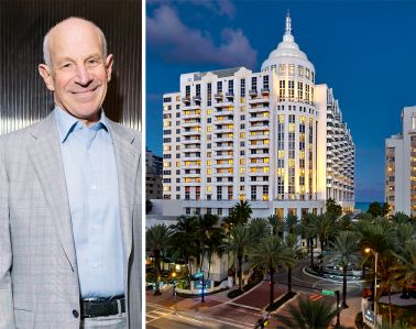 Loews Hotels Executive Chairman Jonathan Tisch and the Loews Miami Beach Hotel.