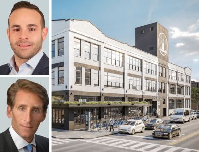 CBRE's Joseph DeRosa and John Issacs, and 30-02 48th Avenue, Queens.