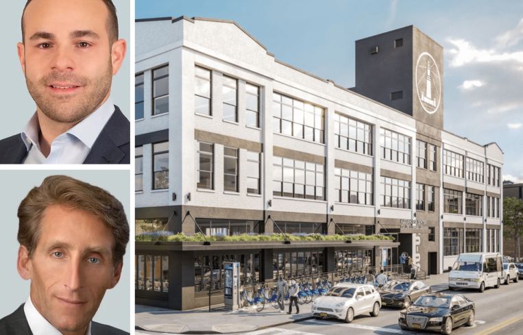 CBRE's Joseph DeRosa and John Issacs, and 30-02 48th Avenue, Queens.