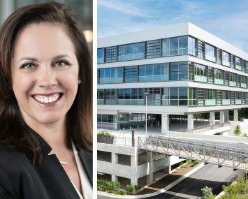 Howard Hughes President of Maryland region Kristi Smith and 10285 Lakefront.