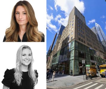 JLL's Margaux Kelleher and Carlee Palmer and 680 Fifth Avenue.