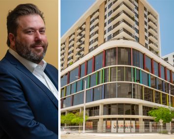 Mitch Sinberg, senior managing director of mortgage banking at Berkadia, and Strata Wynwood.