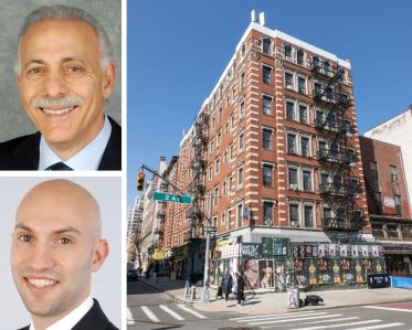 Jonis Realty CEO Nathan Halegua and Vice President Josh Halegua, and 145 Second Avenue.