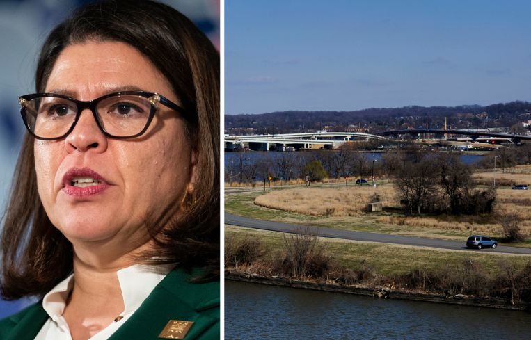 Nina Albert, deputy mayor for planning and economic development, and Poplar Point.