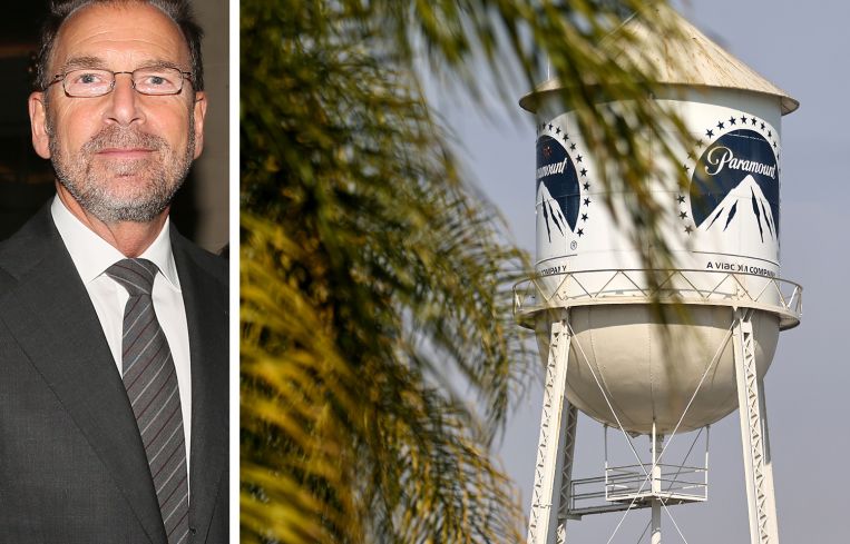 Edgar Bronfman, Jr. and the Paramount Pictures studio lot in Hollywood.