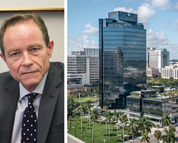 Paul Vanderslice, head of CMBS at BMO Capital Markets, and Northbridge Centre in West Palm Beach, Fla.