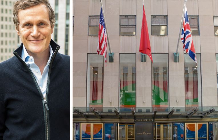 Tishman Speyer CEO Rob Speyer and Christie's at 20 Rockefeller Plaza.