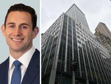 CBRE's Robert Wizenberg and 60 Broad Street.