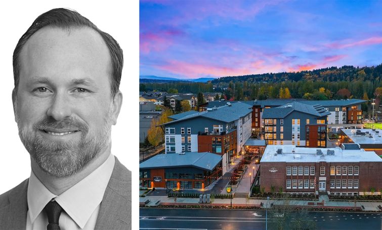 JLL's Seth Heikkila and The Schoolhouse District in Woodinville, Washington.