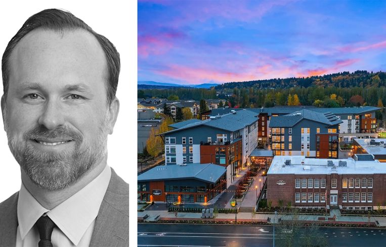 JLL's Seth Heikkila and The Schoolhouse District in Woodinville, Washington.
