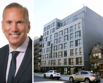 Greystone Founder and CEO Stephen Rosenberg and 200 Linden Boulevard.